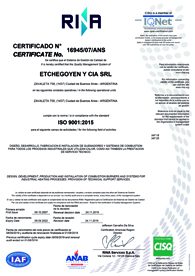Certificado Rina